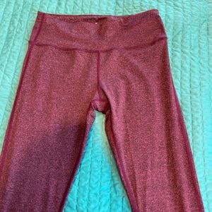 Full Length Purple Athletic Tights